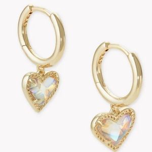 Kendra Scott Dichoric Glass Huggies